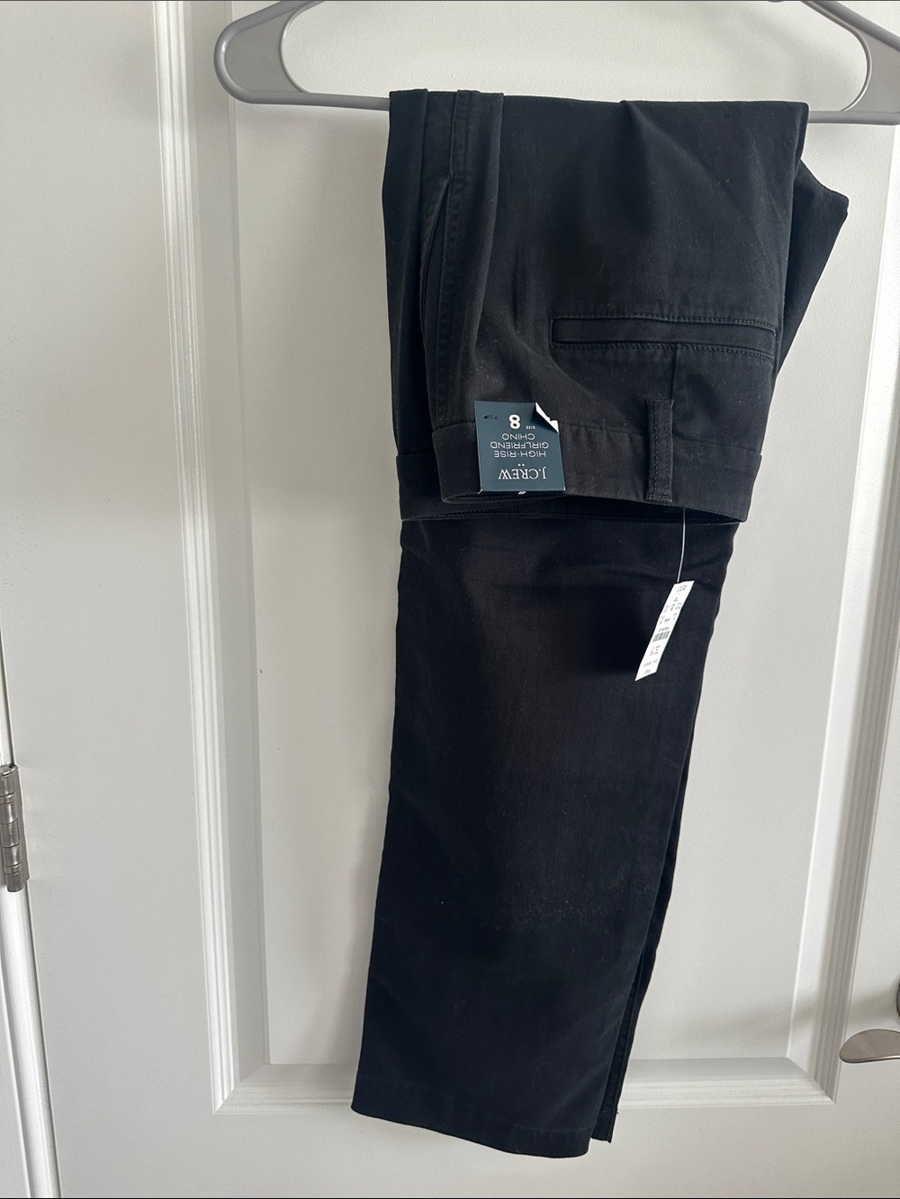 J. Crew Factory Black Straight-Leg Pants
